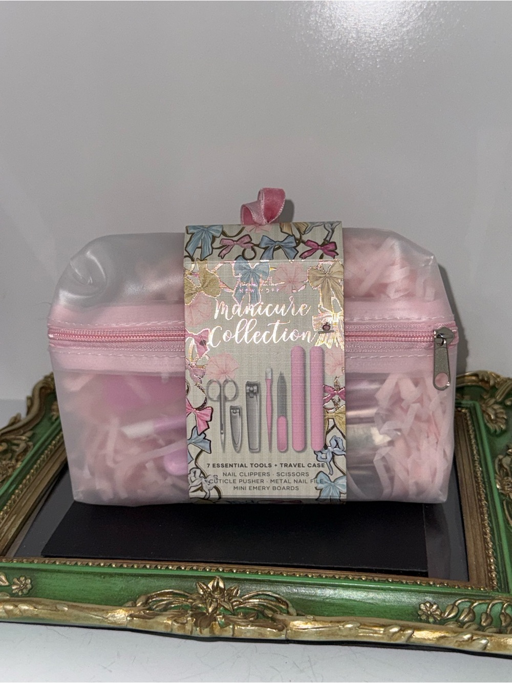 Manicure Collection Pink Travel Nail Care Kit